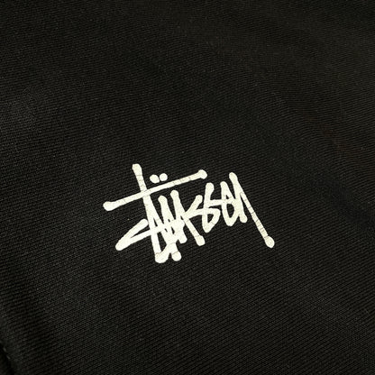 【中古品】【メンズ】 STUSSY ステューシー LOGO ZIPUP PARKA 1974870 ロゴ ジップアップ パーカー フルジップパーカー 長袖 トップス 142-261007-sa-18-teih サイズ：XL カラー：ブラック 万代Net店
