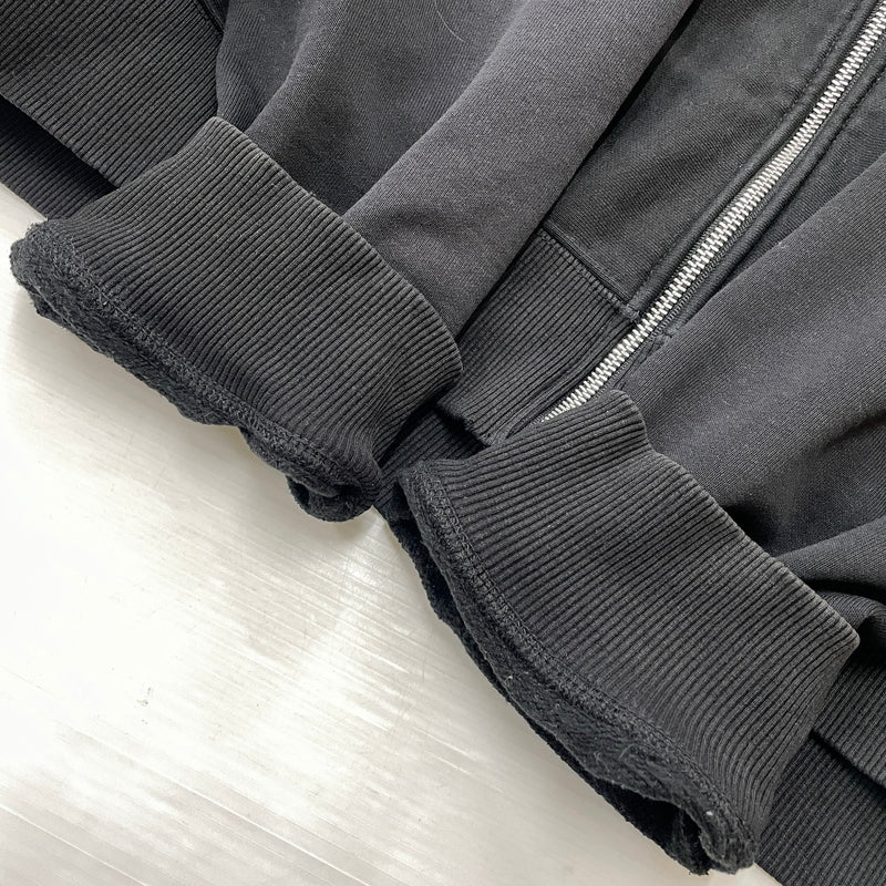 【中古品】【メンズ】 STUSSY ステューシー LOGO ZIPUP PARKA 1974870 ロゴ ジップアップ パーカー フルジップパーカー 長袖 トップス 142-261007-sa-18-teih サイズ：XL カラー：ブラック 万代Net店