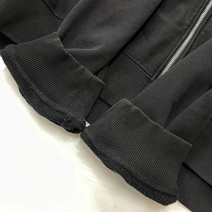 【中古品】【メンズ】 STUSSY ステューシー LOGO ZIPUP PARKA 1974870 ロゴ ジップアップ パーカー フルジップパーカー 長袖 トップス 142-261007-sa-18-teih サイズ：XL カラー：ブラック 万代Net店