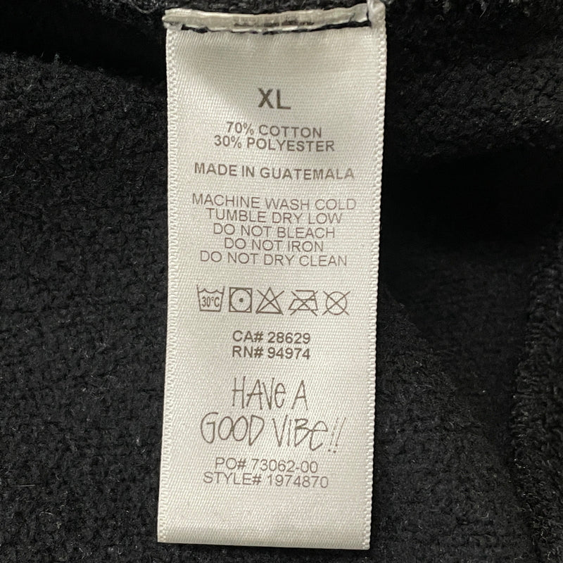 【中古品】【メンズ】 STUSSY ステューシー LOGO ZIPUP PARKA 1974870 ロゴ ジップアップ パーカー フルジップパーカー 長袖 トップス 142-261007-sa-18-teih サイズ：XL カラー：ブラック 万代Net店
