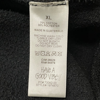 【中古品】【メンズ】 STUSSY ステューシー LOGO ZIPUP PARKA 1974870 ロゴ ジップアップ パーカー フルジップパーカー 長袖 トップス 142-261007-sa-18-teih サイズ：XL カラー：ブラック 万代Net店