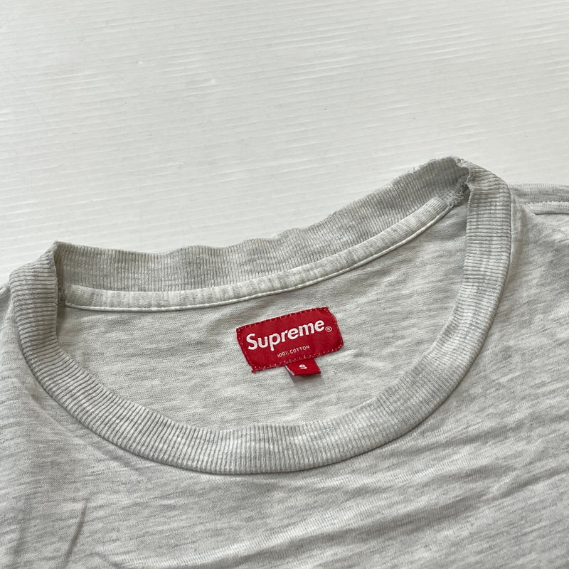 【中古品】【メンズ】 SUPREME シュプリーム SMALL BOX TEE スモール ボックス ロゴ Tシャツ 半袖 トップス 149-261007-sa-17-teih サイズ：S カラー：グレー 万代Net店