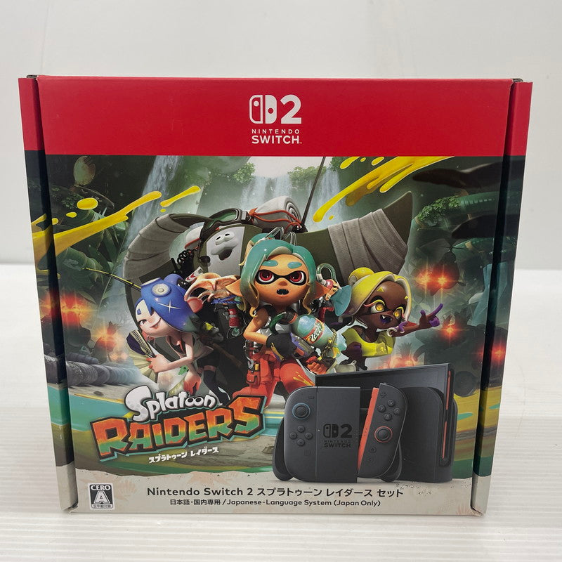 【未使用品】 Nintendo Switch2 スプラトゥーン レイダース セット ニンテンドースイッチ2 日本語.国内専用 本体 A01-314 035-261008-ns-13-tei 万代Net店