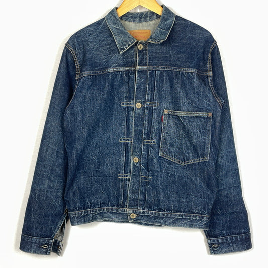 【中古品】【メンズ】 WARE HOUSE ウェア ハウス DOWN POCKET DENIM JACKET LOT 2001XX ダウン ポケット デニム ジャケット アウター 1946大戦モデル 145-261006-sa-01-teih サイズ：38 カラー：インディゴ 万代Net店