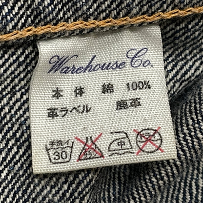 【中古品】【メンズ】 WARE HOUSE ウェア ハウス DOWN POCKET DENIM JACKET LOT 2001XX ダウン ポケット デニム ジャケット アウター 1946大戦モデル 145-261006-sa-01-fuzh サイズ：38 カラー：インディゴ 万代Net店