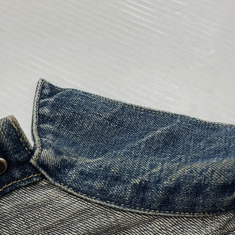 【中古品】【メンズ】 WARE HOUSE ウェア ハウス DOWN POCKET DENIM JACKET LOT 2001XX ダウン ポケット デニム ジャケット アウター 1946大戦モデル 145-261006-sa-01-fuzh サイズ：38 カラー：インディゴ 万代Net店