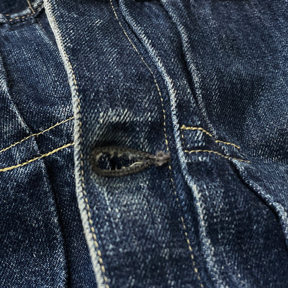 【中古品】【メンズ】 WARE HOUSE ウェア ハウス DOWN POCKET DENIM JACKET LOT 2001XX ダウン ポケット デニム ジャケット アウター 1946大戦モデル 145-261006-sa-01-fuzh サイズ：38 カラー：インディゴ 万代Net店