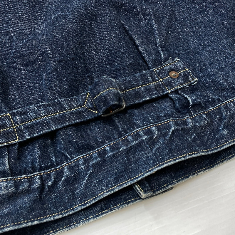 【中古品】【メンズ】 WARE HOUSE ウェア ハウス DOWN POCKET DENIM JACKET LOT 2001XX ダウン ポケット デニム ジャケット アウター 1946大戦モデル 145-261006-sa-01-fuzh サイズ：38 カラー：インディゴ 万代Net店
