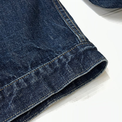 【中古品】【メンズ】 WARE HOUSE ウェア ハウス DOWN POCKET DENIM JACKET LOT 2001XX ダウン ポケット デニム ジャケット アウター 1946大戦モデル 145-261006-sa-01-fuzh サイズ：38 カラー：インディゴ 万代Net店