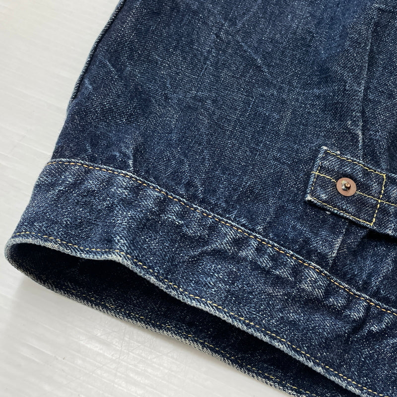 【中古品】【メンズ】 WARE HOUSE ウェア ハウス DOWN POCKET DENIM JACKET LOT 2001XX ダウン ポケット デニム ジャケット アウター 1946大戦モデル 145-261006-sa-01-fuzh サイズ：38 カラー：インディゴ 万代Net店