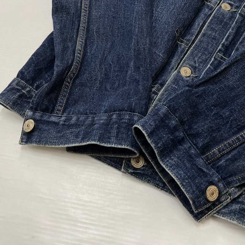 【中古品】【メンズ】 WARE HOUSE ウェア ハウス DOWN POCKET DENIM JACKET LOT 2001XX ダウン ポケット デニム ジャケット アウター 1946大戦モデル 145-261006-sa-01-fuzh サイズ：38 カラー：インディゴ 万代Net店