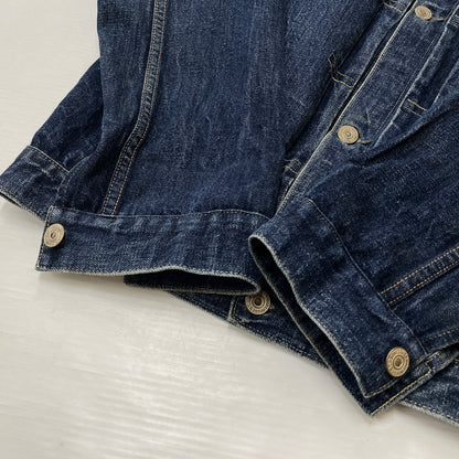 【中古品】【メンズ】 WARE HOUSE ウェア ハウス DOWN POCKET DENIM JACKET LOT 2001XX ダウン ポケット デニム ジャケット アウター 1946大戦モデル 145-261006-sa-01-fuzh サイズ：38 カラー：インディゴ 万代Net店