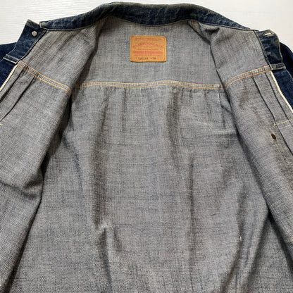 【中古品】【メンズ】 WARE HOUSE ウェア ハウス DOWN POCKET DENIM JACKET LOT 2001XX ダウン ポケット デニム ジャケット アウター 1946大戦モデル 145-261006-sa-01-fuzh サイズ：38 カラー：インディゴ 万代Net店