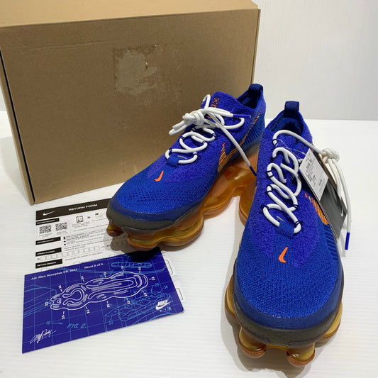 【中古品】【メンズ】 NIKE ナイキ AIR MAX SCORPION FK SE DX4768-400 エアマックス スコーピオン フライニット スニーカー 靴 シューズ 160-261011-ko-18-teih サイズ：29cm カラー：ブルー/オレンジ 万代Net店