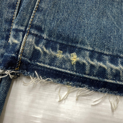 【現状渡し品】【メンズ】 MNML ミニマル DISTRESSED BUGGY DENIM PANTS 03-5824-1775 ダメージ加工 バギー デニム パンツ ボトムス ジーンズ 153-261007-sa-25-teih サイズ：32 カラー：インディゴ 万代Net店