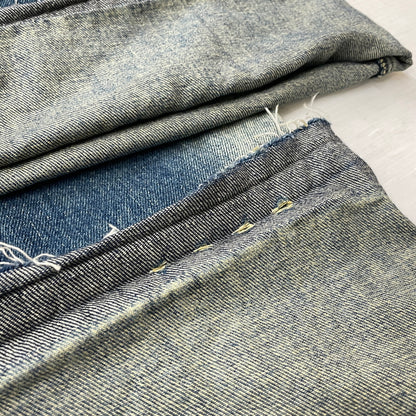 【現状渡し品】【メンズ】 MNML ミニマル DISTRESSED BUGGY DENIM PANTS 03-5824-1775 ダメージ加工 バギー デニム パンツ ボトムス ジーンズ 153-261007-sa-25-teih サイズ：32 カラー：インディゴ 万代Net店