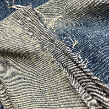 【現状渡し品】【メンズ】 MNML ミニマル DISTRESSED BUGGY DENIM PANTS 03-5824-1775 ダメージ加工 バギー デニム パンツ ボトムス ジーンズ 153-261007-sa-25-teih サイズ：32 カラー：インディゴ 万代Net店