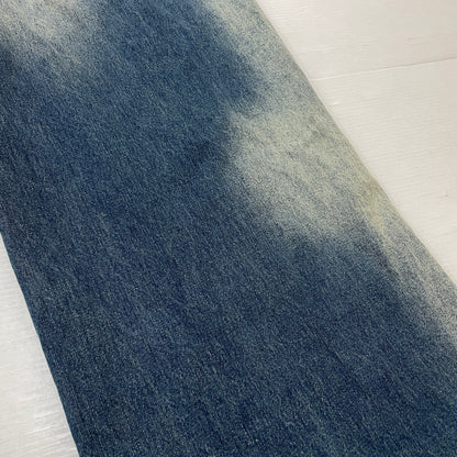 【現状渡し品】【メンズ】 MNML ミニマル DISTRESSED BUGGY DENIM PANTS 03-5824-1775 ダメージ加工 バギー デニム パンツ ボトムス ジーンズ 153-261007-sa-25-teih サイズ：32 カラー：インディゴ 万代Net店