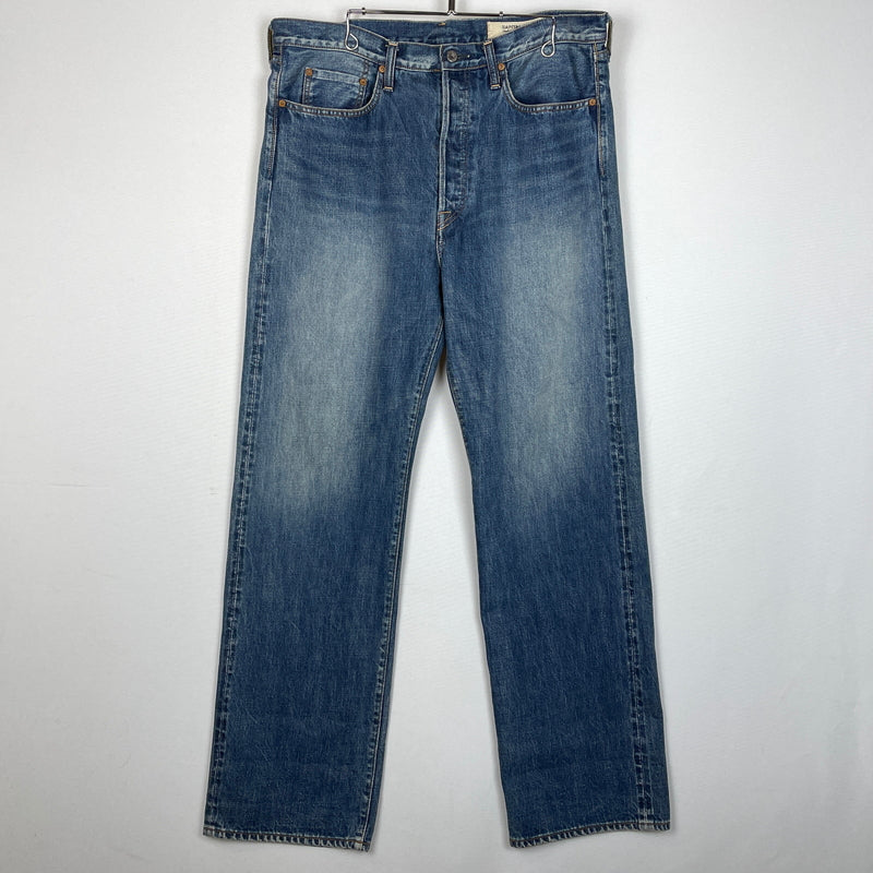 【中古品】【メンズ】 KAPITAL キャピタル13.5OZ ZIMBABWE DENIM 5P MONKEY CISCO K2502LP006 13.5オンス ジンバブエ デニム ファイブポケット モンキーシスコ ボトムス ジーンズ 151-261007-sa-24-teih サイズ：38 カラー：インディゴ 万代Net店