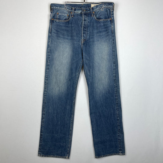 【中古品】【メンズ】 KAPITAL キャピタル13.5OZ ZIMBABWE DENIM 5P MONKEY CISCO K2502LP006 13.5オンス ジンバブエ デニム ファイブポケット モンキーシスコ ボトムス ジーンズ 151-261007-sa-24-teih サイズ：38 カラー：インディゴ 万代Net店