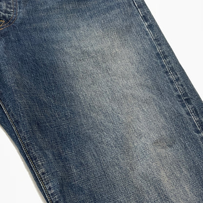 【中古品】【メンズ】 KAPITAL キャピタル13.5OZ ZIMBABWE DENIM 5P MONKEY CISCO K2502LP006 13.5オンス ジンバブエ デニム ファイブポケット モンキーシスコ ボトムス ジーンズ 151-261007-sa-24-teih サイズ：38 カラー：インディゴ 万代Net店