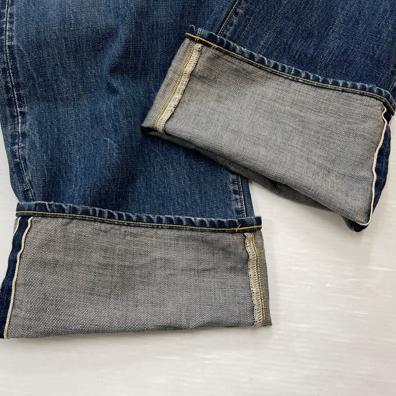 【中古品】【メンズ】 KAPITAL キャピタル13.5OZ ZIMBABWE DENIM 5P MONKEY CISCO K2502LP006 13.5オンス ジンバブエ デニム ファイブポケット モンキーシスコ ボトムス ジーンズ 151-261007-sa-24-teih サイズ：38 カラー：インディゴ 万代Net店