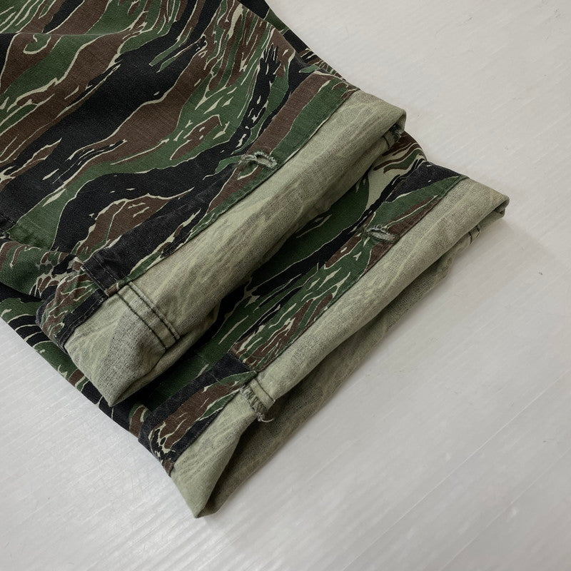 【中古品】【メンズ】 GUNG HO ガンホー TIGER STRIPE CARGO PANTS タイガーストライプ カーゴパンツ ボトムス 145-261014-ss-14-teih サイズ：34 カラー：グリーン系 万代Net店