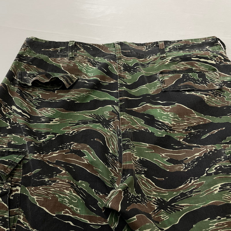 【中古品】【メンズ】 GUNG HO ガンホー TIGER STRIPE CARGO PANTS タイガーストライプ カーゴパンツ ボトムス 145-261014-ss-14-teih サイズ：34 カラー：グリーン系 万代Net店