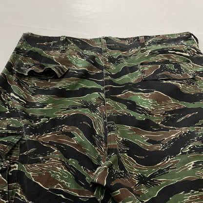 【中古品】【メンズ】 GUNG HO ガンホー TIGER STRIPE CARGO PANTS タイガーストライプ カーゴパンツ ボトムス 145-261014-ss-14-teih サイズ：34 カラー：グリーン系 万代Net店