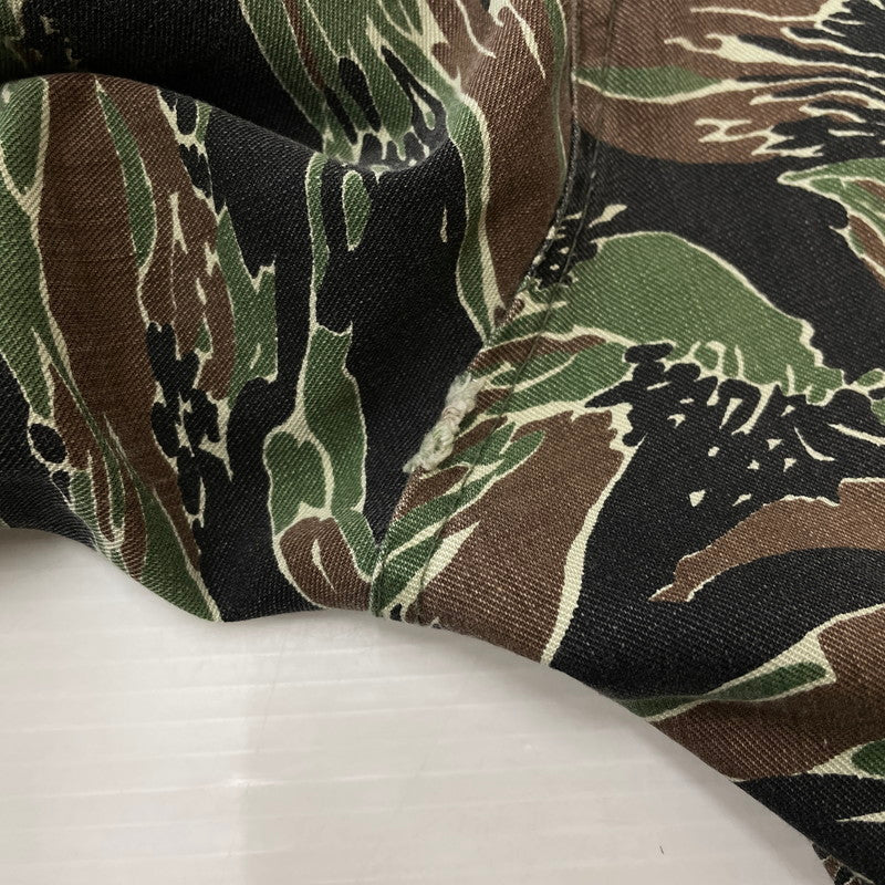 【中古品】【メンズ】 GUNG HO ガンホー TIGER STRIPE CARGO PANTS タイガーストライプ カーゴパンツ ボトムス 145-261014-ss-14-teih サイズ：34 カラー：グリーン系 万代Net店