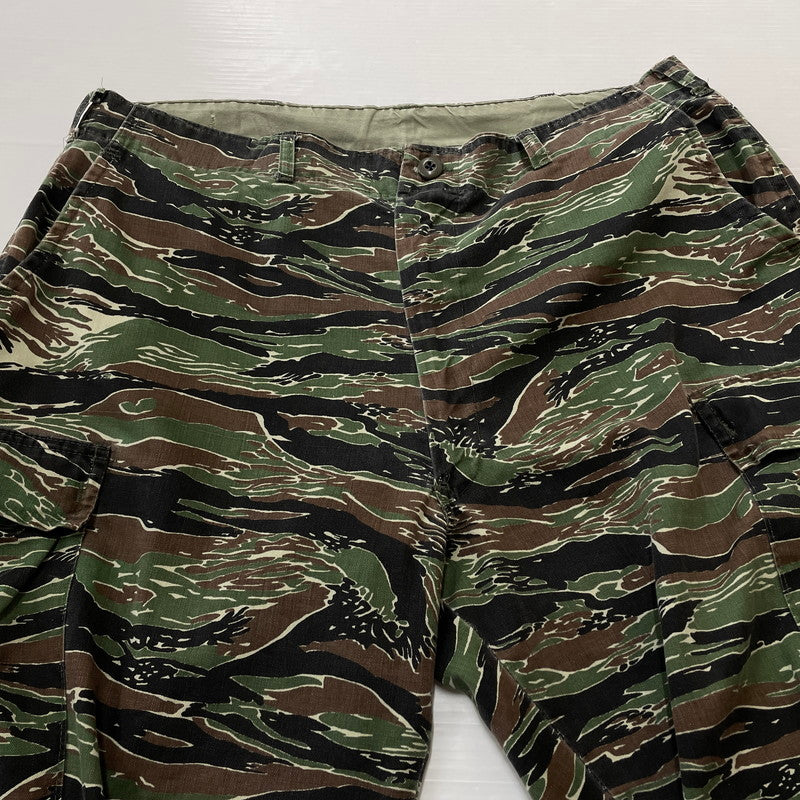 【中古品】【メンズ】 GUNG HO ガンホー TIGER STRIPE CARGO PANTS タイガーストライプ カーゴパンツ ボトムス 145-261014-ss-14-teih サイズ：34 カラー：グリーン系 万代Net店