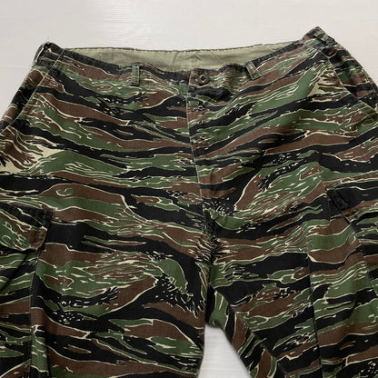 【中古品】【メンズ】 GUNG HO ガンホー TIGER STRIPE CARGO PANTS タイガーストライプ カーゴパンツ ボトムス 145-261014-ss-14-teih サイズ：34 カラー：グリーン系 万代Net店