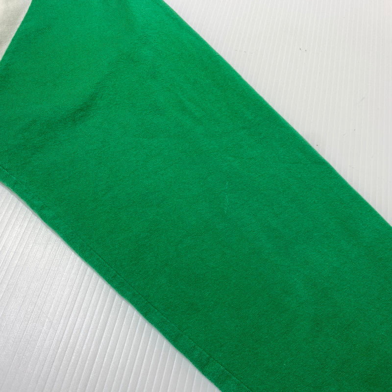 【中古品】【メンズ】 ANVIL アンヴィル RAGLAN LONGSLEEVE TSHIRT ラグラン ロングスリーブ Tシャツ 七分袖 トップス 145-261009-ko-01-teih サイズ：L カラー：ホワイト/グリーン 万代Net店