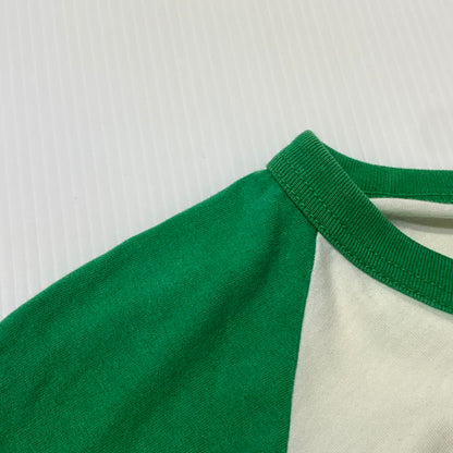 【中古品】【メンズ】 ANVIL アンヴィル RAGLAN LONGSLEEVE TSHIRT ラグラン ロングスリーブ Tシャツ 七分袖 トップス 145-261009-ko-01-teih サイズ：L カラー：ホワイト/グリーン 万代Net店