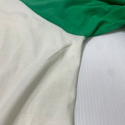 【中古品】【メンズ】 ANVIL アンヴィル RAGLAN LONGSLEEVE TSHIRT ラグラン ロングスリーブ Tシャツ 七分袖 トップス 145-261009-ko-01-teih サイズ：L カラー：ホワイト/グリーン 万代Net店