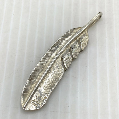 【中古品】【メンズ】 FIRST-ARROW's ファーストアローズ FEATHER TOP フェザートップ アクセサリー ペンダントトップ K18 925 191-261009-ko-21-teih カラー：シルバー/ゴールド 万代Net店