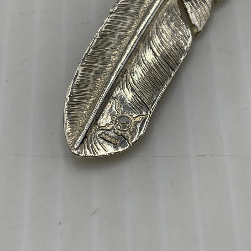 【中古品】【メンズ】 FIRST-ARROW's ファーストアローズ FEATHER TOP フェザートップ アクセサリー ペンダントトップ K18 925 191-261009-ko-21-teih カラー：シルバー/ゴールド 万代Net店
