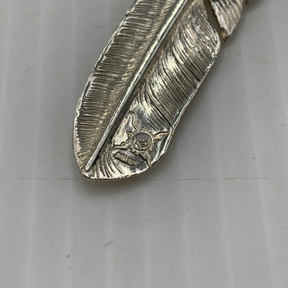 【中古品】【メンズ】 FIRST-ARROW's ファーストアローズ FEATHER TOP フェザートップ アクセサリー ペンダントトップ K18 925 191-261009-ko-21-teih カラー：シルバー/ゴールド 万代Net店