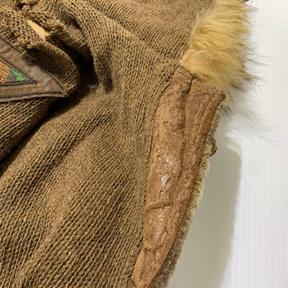 【ジャンク品】【メンズ】 SKUA by Robert Lewis スクア・バイ・ロバート・ルイス 60-70's FUR HOODED JACKET VINTAGE 60-70年代 ファー フーデッド ジャケット アウター ヴィンテージ サンダーバード 145-261009-ko-07-teih サイズ：42 カラー：ブラウン 万代Net店