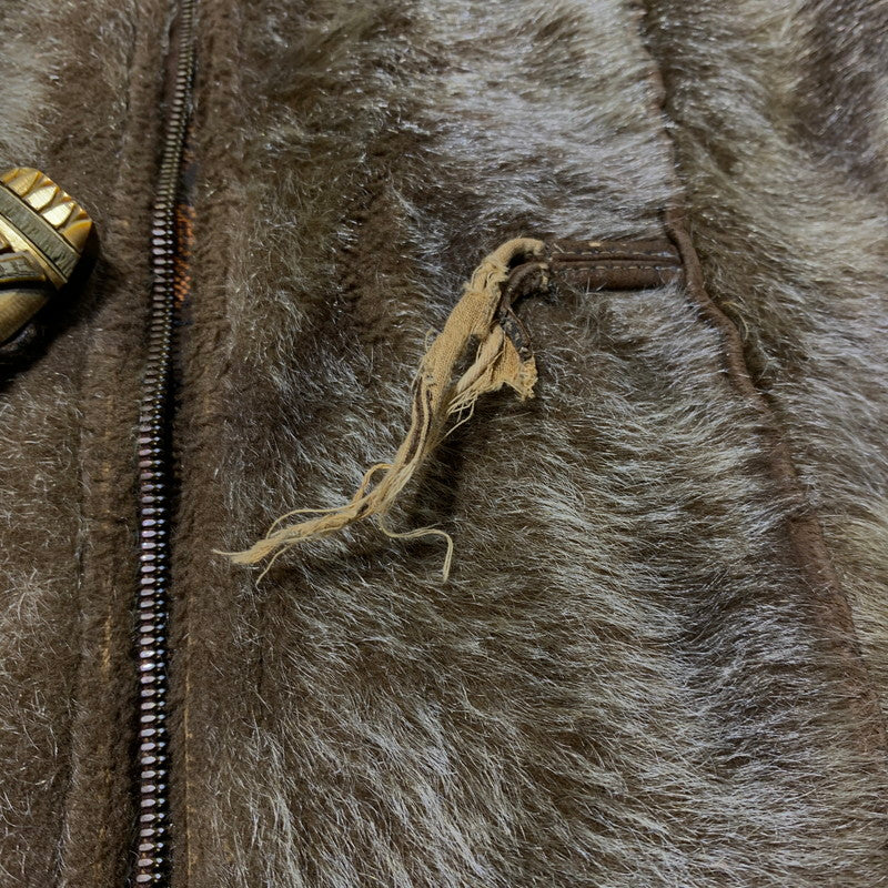 【ジャンク品】【メンズ】 SKUA by Robert Lewis スクア・バイ・ロバート・ルイス 60-70's FUR HOODED JACKET VINTAGE 60-70年代 ファー フーデッド ジャケット アウター ヴィンテージ サンダーバード 145-261009-ko-07-teih サイズ：42 カラー：ブラウン 万代Net店
