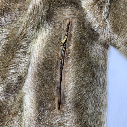 【ジャンク品】【メンズ】 SKUA by Robert Lewis スクア・バイ・ロバート・ルイス 60-70's FUR HOODED JACKET VINTAGE 60-70年代 ファー フーデッド ジャケット アウター ヴィンテージ サンダーバード 145-261009-ko-07-teih サイズ：42 カラー：ブラウン 万代Net店
