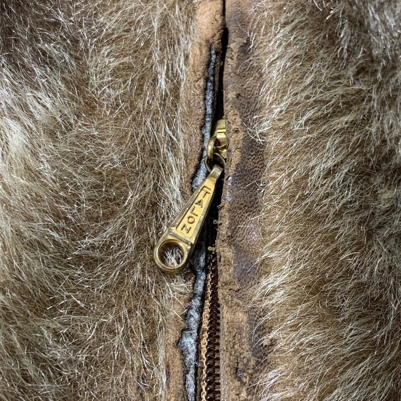 【ジャンク品】【メンズ】 SKUA by Robert Lewis スクア・バイ・ロバート・ルイス 60-70's FUR HOODED JACKET VINTAGE 60-70年代 ファー フーデッド ジャケット アウター ヴィンテージ サンダーバード 145-261009-ko-07-teih サイズ：42 カラー：ブラウン 万代Net店