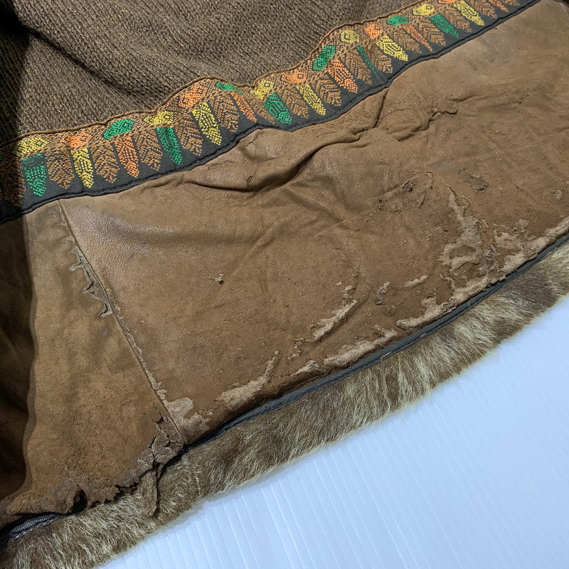 【ジャンク品】【メンズ】 SKUA by Robert Lewis スクア・バイ・ロバート・ルイス 60-70's FUR HOODED JACKET VINTAGE 60-70年代 ファー フーデッド ジャケット アウター ヴィンテージ サンダーバード 145-261009-ko-07-teih サイズ：42 カラー：ブラウン 万代Net店