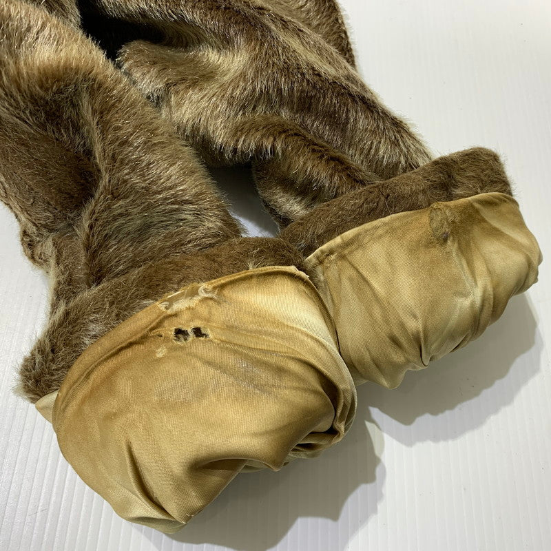 【ジャンク品】【メンズ】 SKUA by Robert Lewis スクア・バイ・ロバート・ルイス 60-70's FUR HOODED JACKET VINTAGE 60-70年代 ファー フーデッド ジャケット アウター ヴィンテージ サンダーバード 145-261009-ko-07-teih サイズ：42 カラー：ブラウン 万代Net店