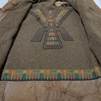 【ジャンク品】【メンズ】 SKUA by Robert Lewis スクア・バイ・ロバート・ルイス 60-70's FUR HOODED JACKET VINTAGE 60-70年代 ファー フーデッド ジャケット アウター ヴィンテージ サンダーバード 145-261009-ko-07-teih サイズ：42 カラー：ブラウン 万代Net店