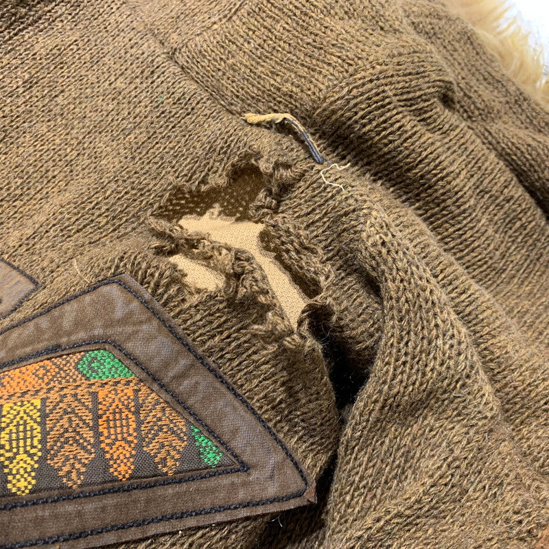 【ジャンク品】【メンズ】 SKUA by Robert Lewis スクア・バイ・ロバート・ルイス 60-70's FUR HOODED JACKET VINTAGE 60-70年代 ファー フーデッド ジャケット アウター ヴィンテージ サンダーバード 145-261009-ko-07-teih サイズ：42 カラー：ブラウン 万代Net店