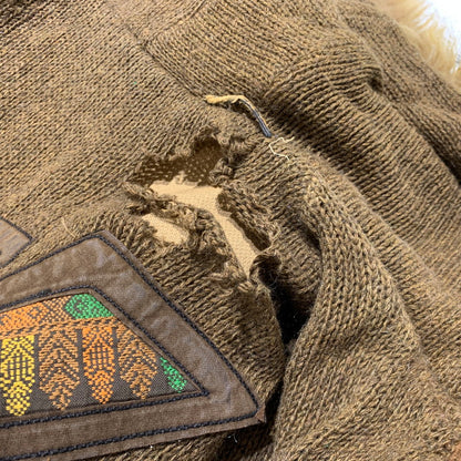 【ジャンク品】【メンズ】 SKUA by Robert Lewis スクア・バイ・ロバート・ルイス 60-70's FUR HOODED JACKET VINTAGE 60-70年代 ファー フーデッド ジャケット アウター ヴィンテージ サンダーバード 145-261009-ko-07-teih サイズ：42 カラー：ブラウン 万代Net店