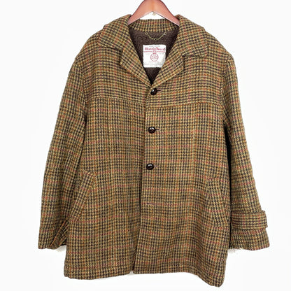 【中古品】【メンズ】 OCTOPUS ARMY オクトパス アーミー × HARRIS TWEED ハリスツイード 別注コラボ BOA LINER WOOL JACKET ボア ライナー ウール ジャケット アウター 145-261009-sa-03-teih サイズ：M カラー：ブラウン 万代Net店