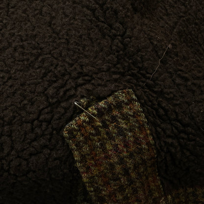 【中古品】【メンズ】 OCTOPUS ARMY オクトパス アーミー × HARRIS TWEED ハリスツイード 別注コラボ BOA LINER WOOL JACKET ボア ライナー ウール ジャケット アウター 145-261009-sa-03-teih サイズ：M カラー：ブラウン 万代Net店