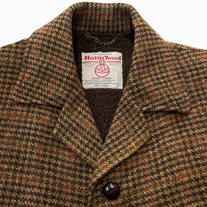 【中古品】【メンズ】 OCTOPUS ARMY オクトパス アーミー × HARRIS TWEED ハリスツイード 別注コラボ BOA LINER WOOL JACKET ボア ライナー ウール ジャケット アウター 145-261009-sa-03-teih サイズ：M カラー：ブラウン 万代Net店